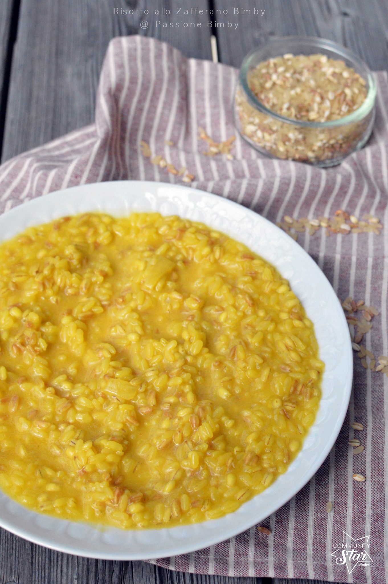 RISOTTO ALLO ZAFFERANO BIMBY Passione Bimby