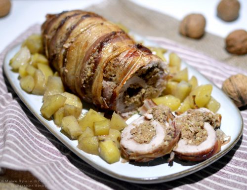 ARROSTO DI MAIALE RIPIENO DI PORRI E NOCI BIMBY