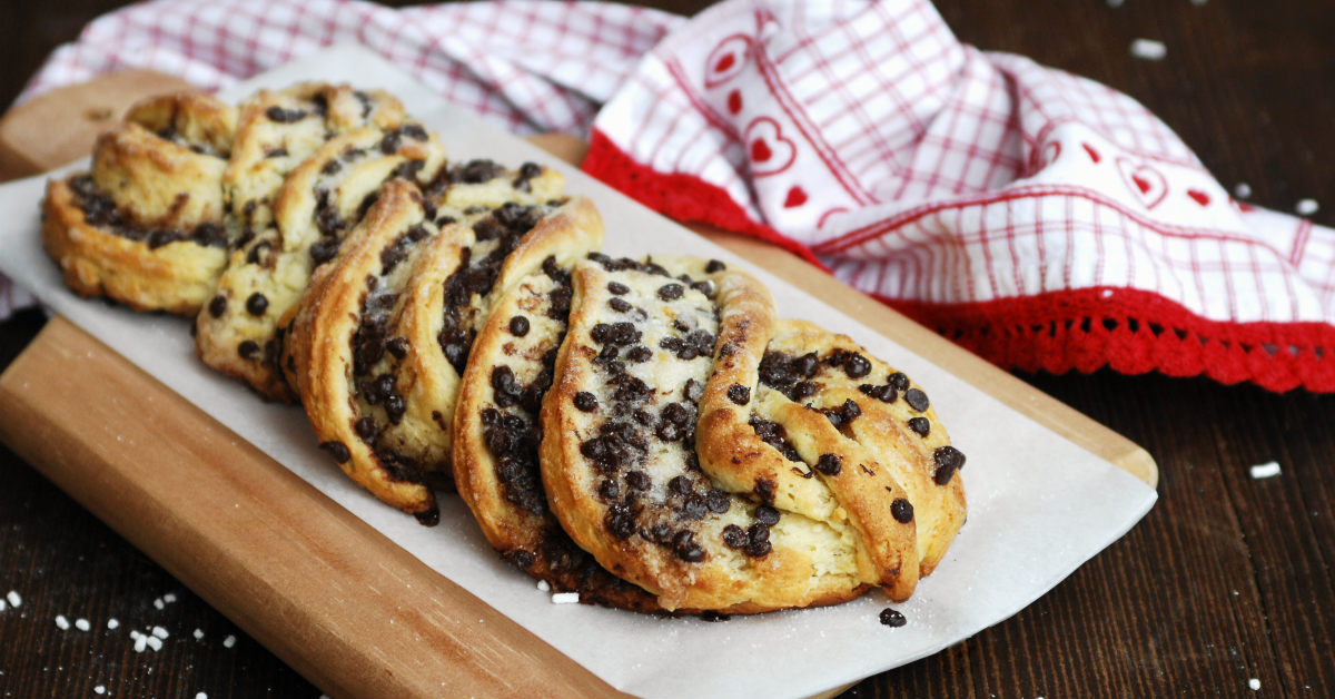 Treccia di pan brioche ripiena PassioneCooking