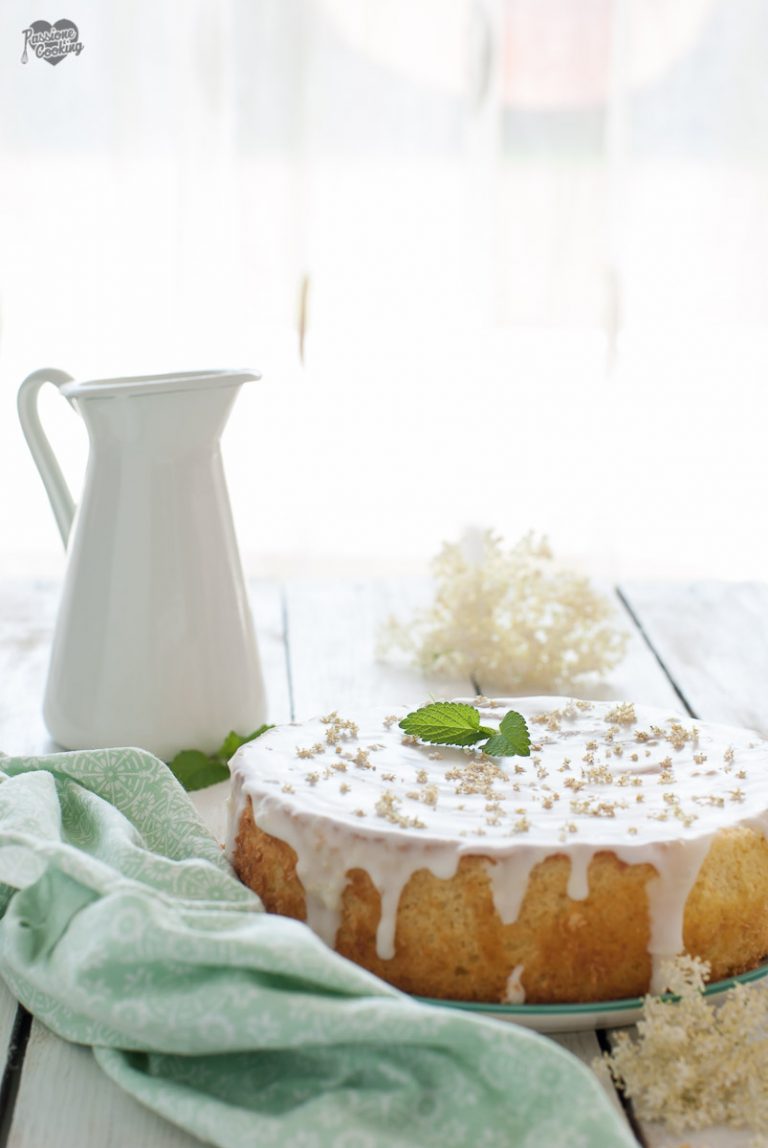 Torta con fiori di sambuco profumata e morbidissima PassioneCooking