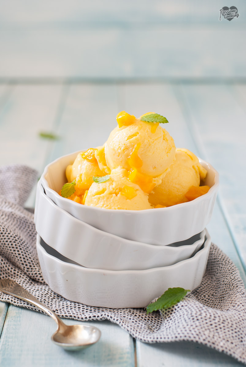 Gelato al mango con soli tre ingredienti - PassioneCooking