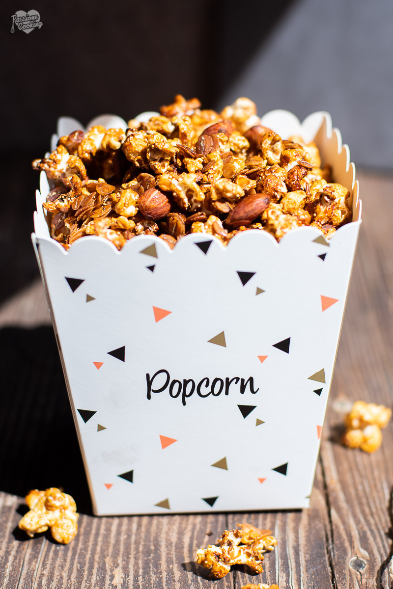 Granola al popcorn - uno snack irresistibile