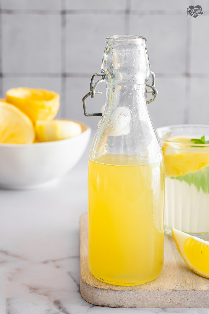Sciroppo al limone per limonata fatta in casa
