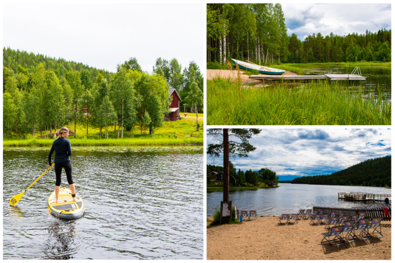 Stand up paddle sul lago Immeljärvi