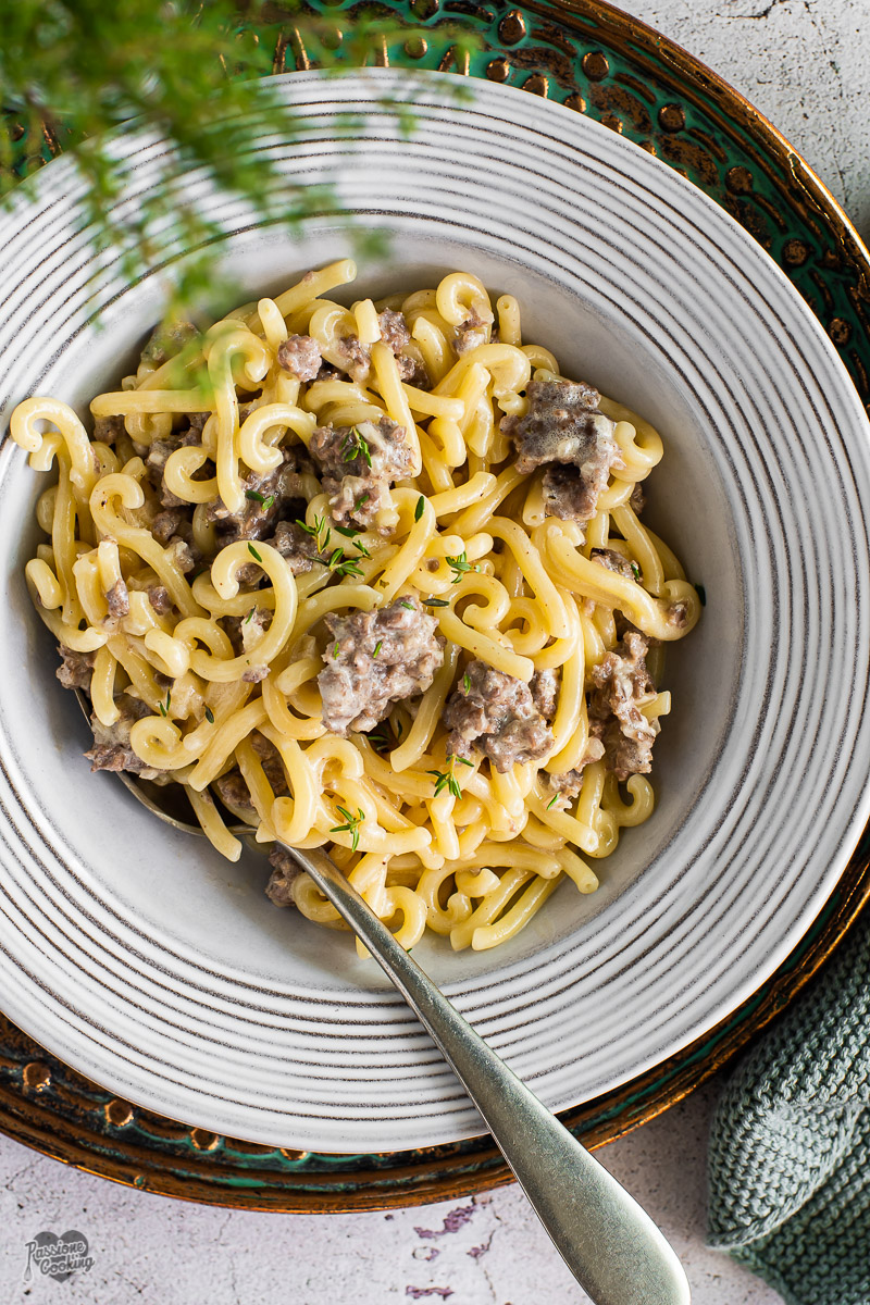 Gramigna con salsiccia