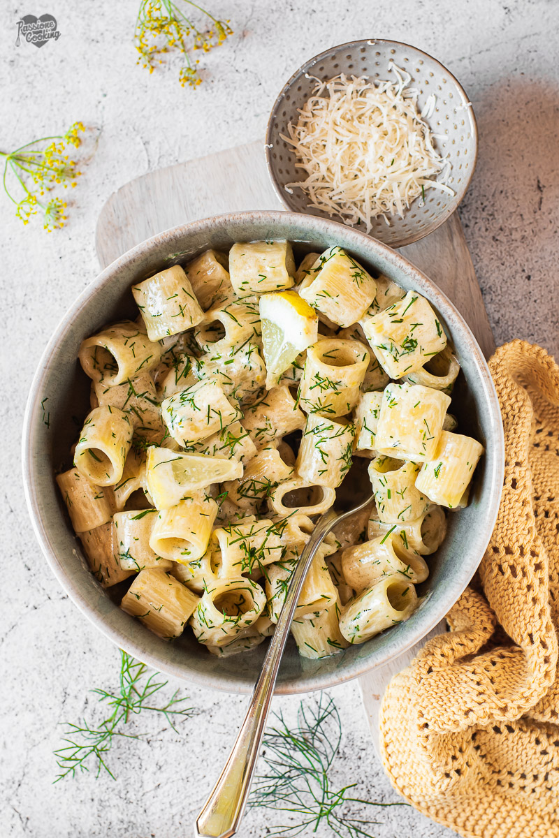 Pasta all'aneto e parmigiano