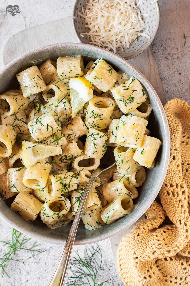 Pasta all'aneto e parmigiano