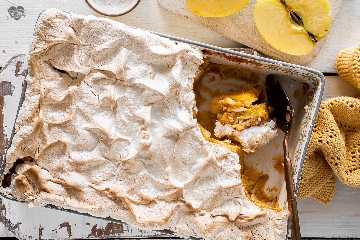 Scheiterhaufen - sformato di pane raffermo e mele - PassioneCooking