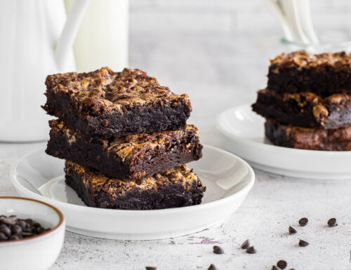 Brownies al cioccolato e tahina – senza lattosio