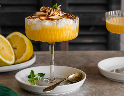 Lemon curd meringata