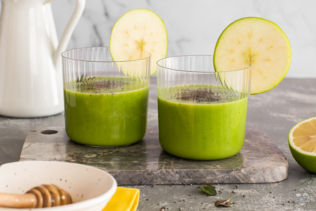 Smoothie verde con mele Granny Smith