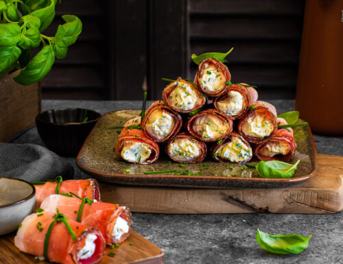 Involtini di Speck Alto Adige IGP alle erbe