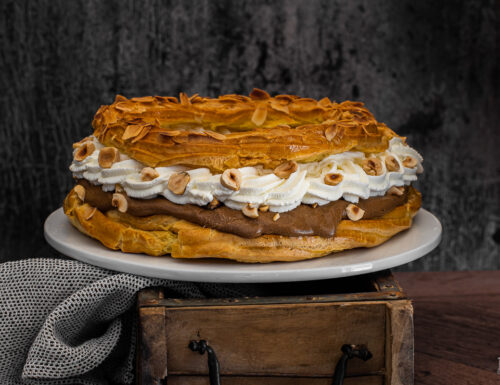Paris-Brest con crema al caffè