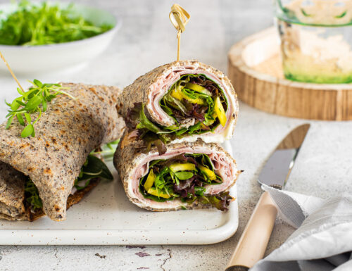 Wraps di grano saraceno ripieni