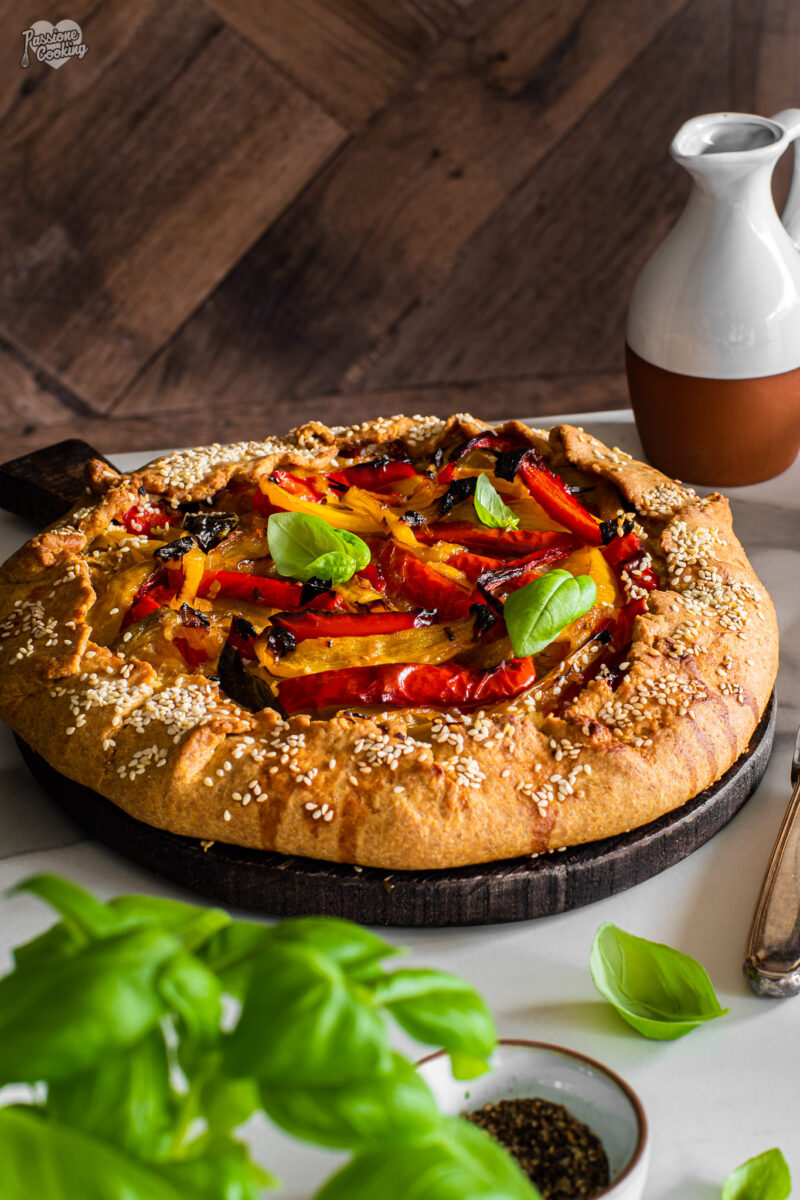 Galette salata con peperoni
