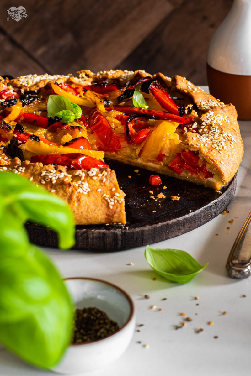 Galette salata con peperoni