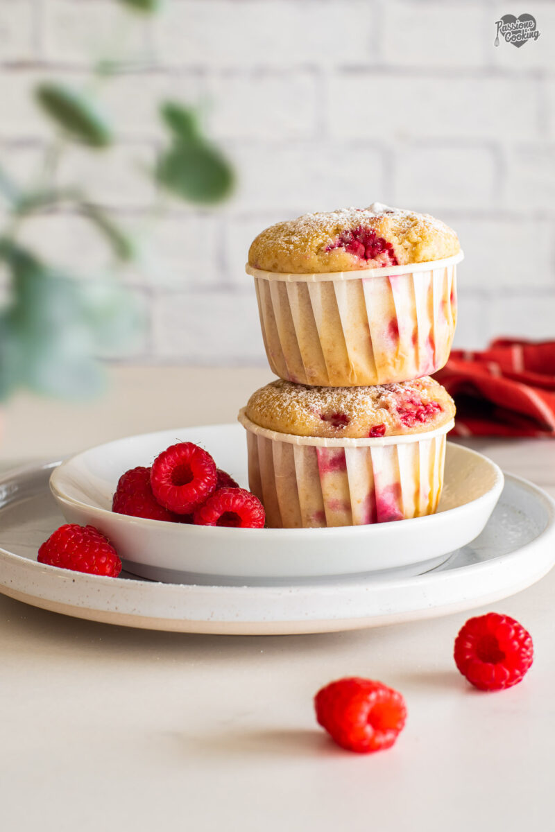 Muffin ai lamponi e Philadelphia