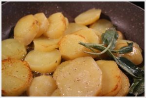 ricetta patate burro e salvia cottura