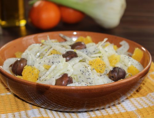 Insalata di finocchi con arance, olive e semi di papavero: gustosa e sana!