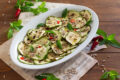 Zucchine arrostite con menta e peperoncino