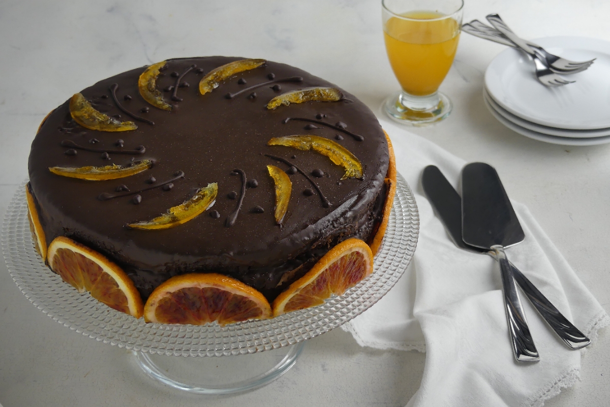 Torta arancia e cioccolato O
