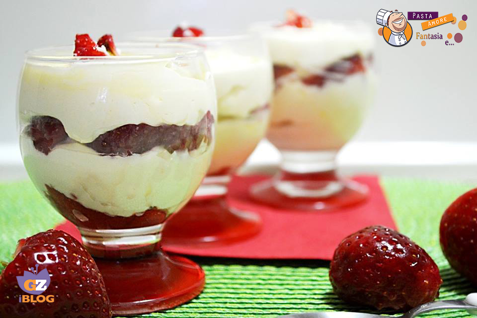 Tiramisù alle fragole con crema al cioccolato bianco ...