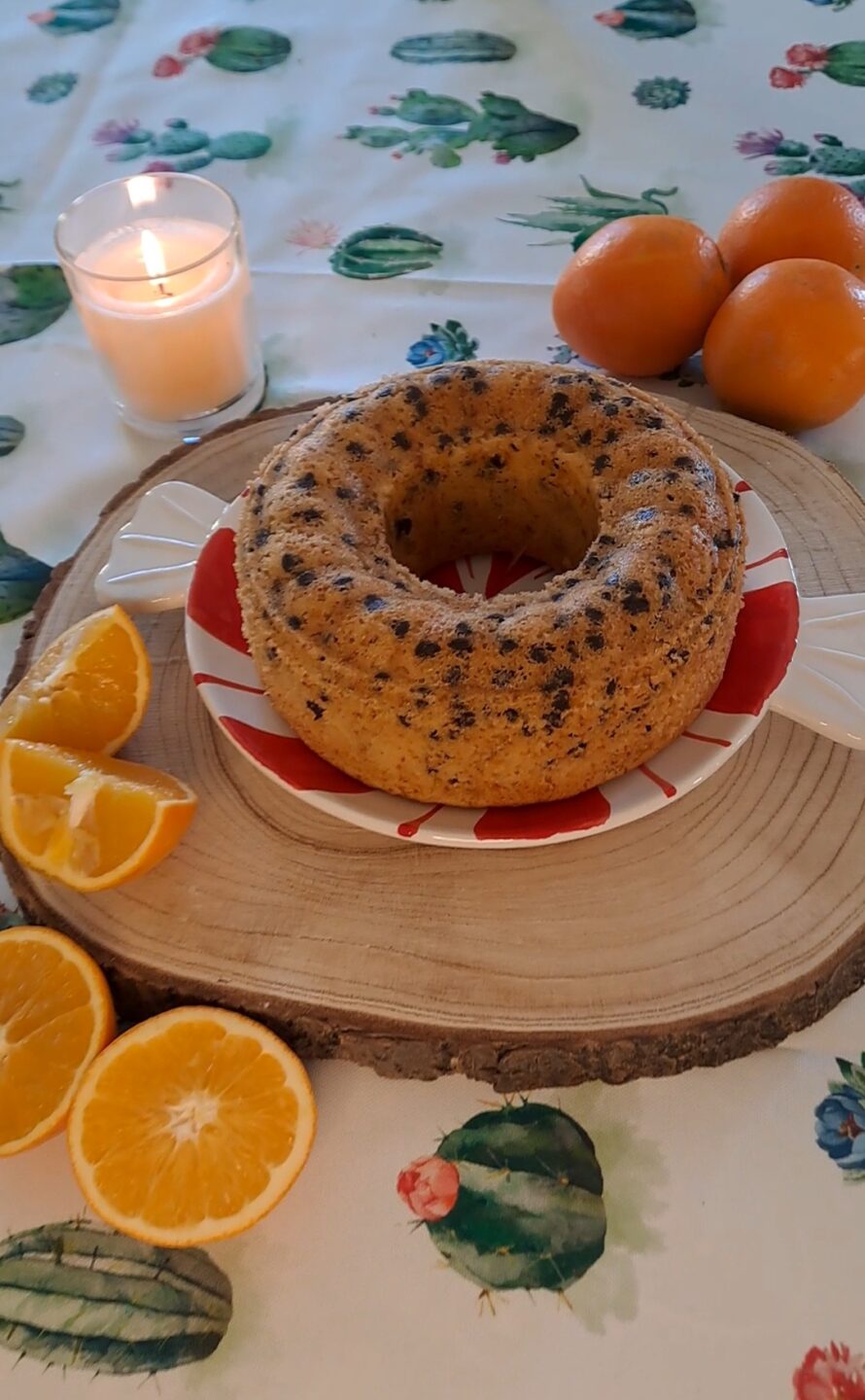 Ciambella Vegan Arancia E Gocce Di Cioccolato Pasticci Di Bont