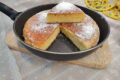 Torta soffice cotta in padella
