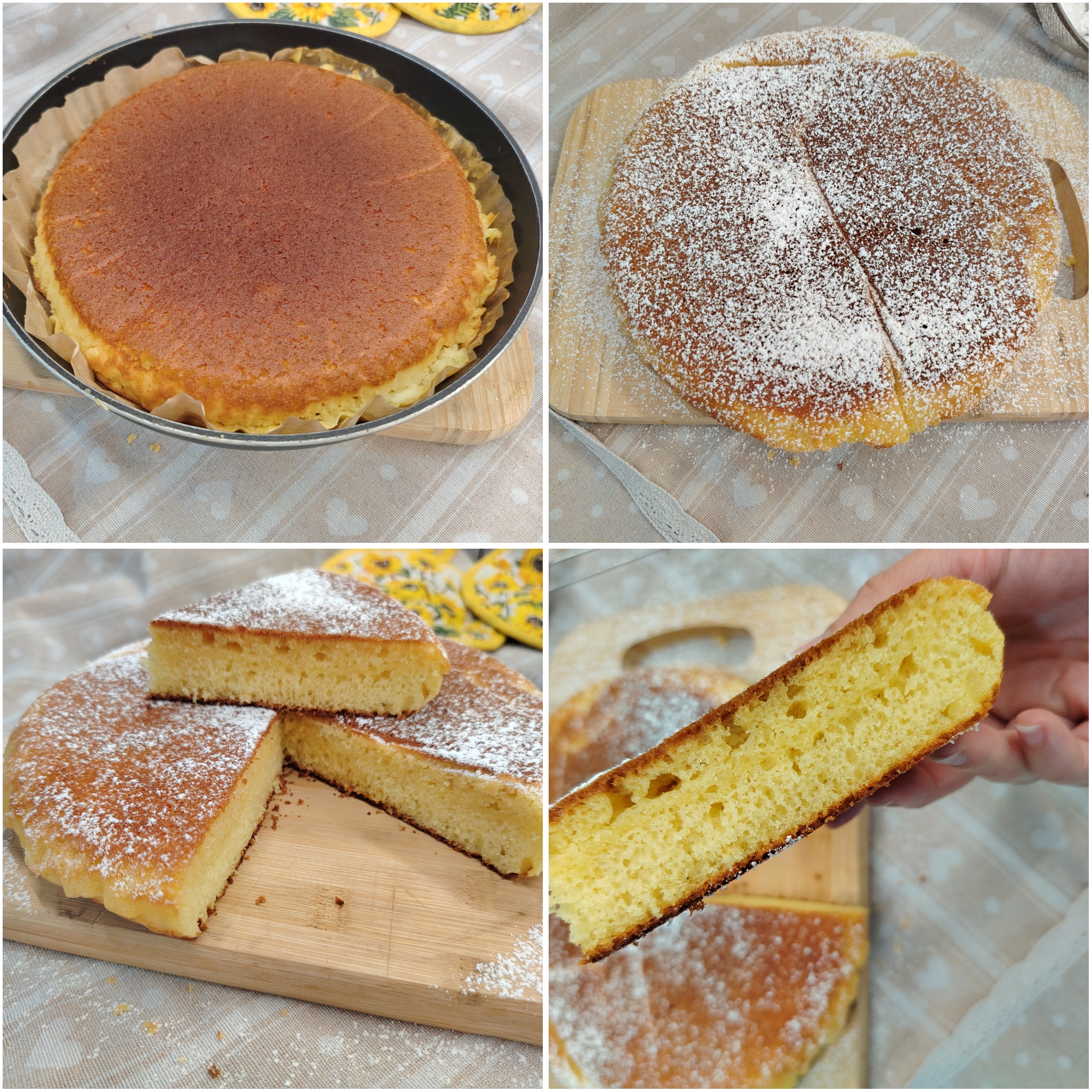 Oggi vi propongo una torta soffice cotta in padella. Vi assicuro che questa torta vi stupirà per la sua facilità e per la sua bontà. 