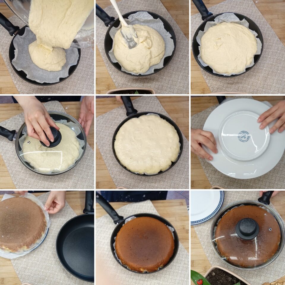 Torta alla Ricotta Cotta in Padella.
Volete preparare una torta morbidissima senza dover accendere il forno? Siete nel posto giusto!