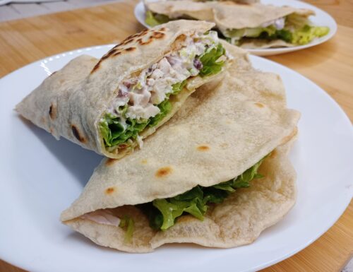 Piadina all’olio con farina di tipo 2