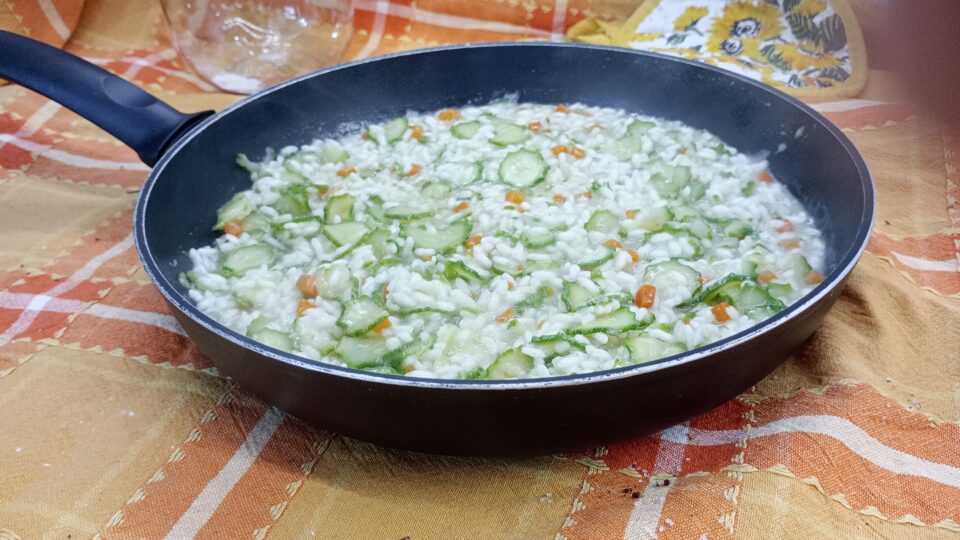 Risotto alle Zucchine Super Gustoso. 