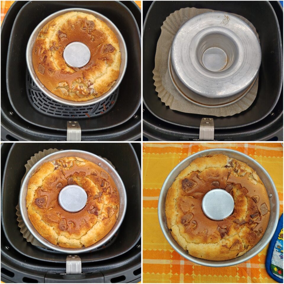 Scopri come preparare un ciambellone soffice in friggitrice ad aria: una ricetta veloce, golosa e pronta in pochi minuti. Provala subito!