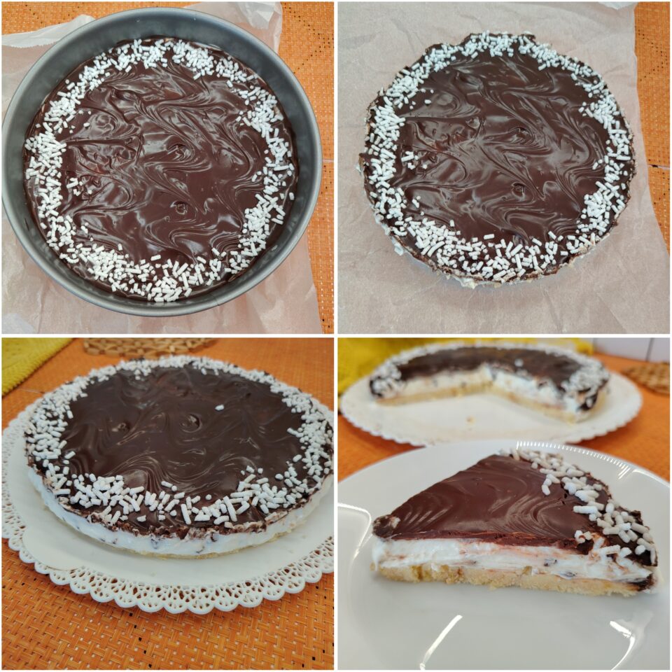 Scopri la mia torta fredda golosa e facilissima. Una ricetta semplice con base morbida alla panna, senza colla di pesce. Il dolce perfetto!