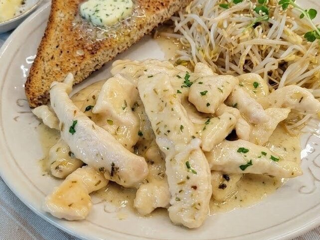 Pollo cremoso: veloce leggero e buonissimo. 
