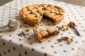 Crostata con crema pasticcera al cioccolato