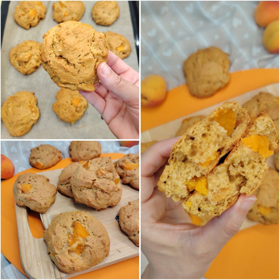 Biscotti morbidi alle albicocche al cucchiaio