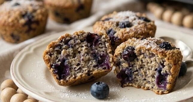 Mini Tortini con Avena e Yogurt. Sapete quanto amo le ricette semplici, quelle che non ti fanno passare ore in cucina ma che, appena sfornate, ti fanno sentire subito meglio? Ecco, questi mini tortini avena e yogurt sono proprio così.