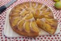 Torta all'acqua e Pesche