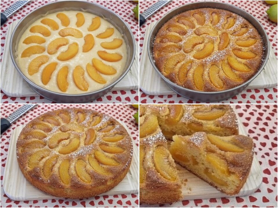 Torta all'Acqua e Pesche: Il Dolce Estivo Pronto in Un Minuto. 
Se cerchi un dolce soffice, leggerissimo e che si prepara senza sforzo, la torta all'acqua e pesche è la risposta perfetta. 