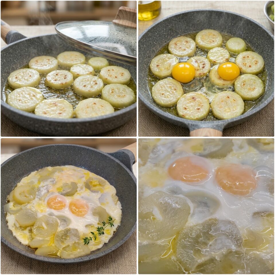 Cucuzza in umido con uova: Il comfort food della nonna. 