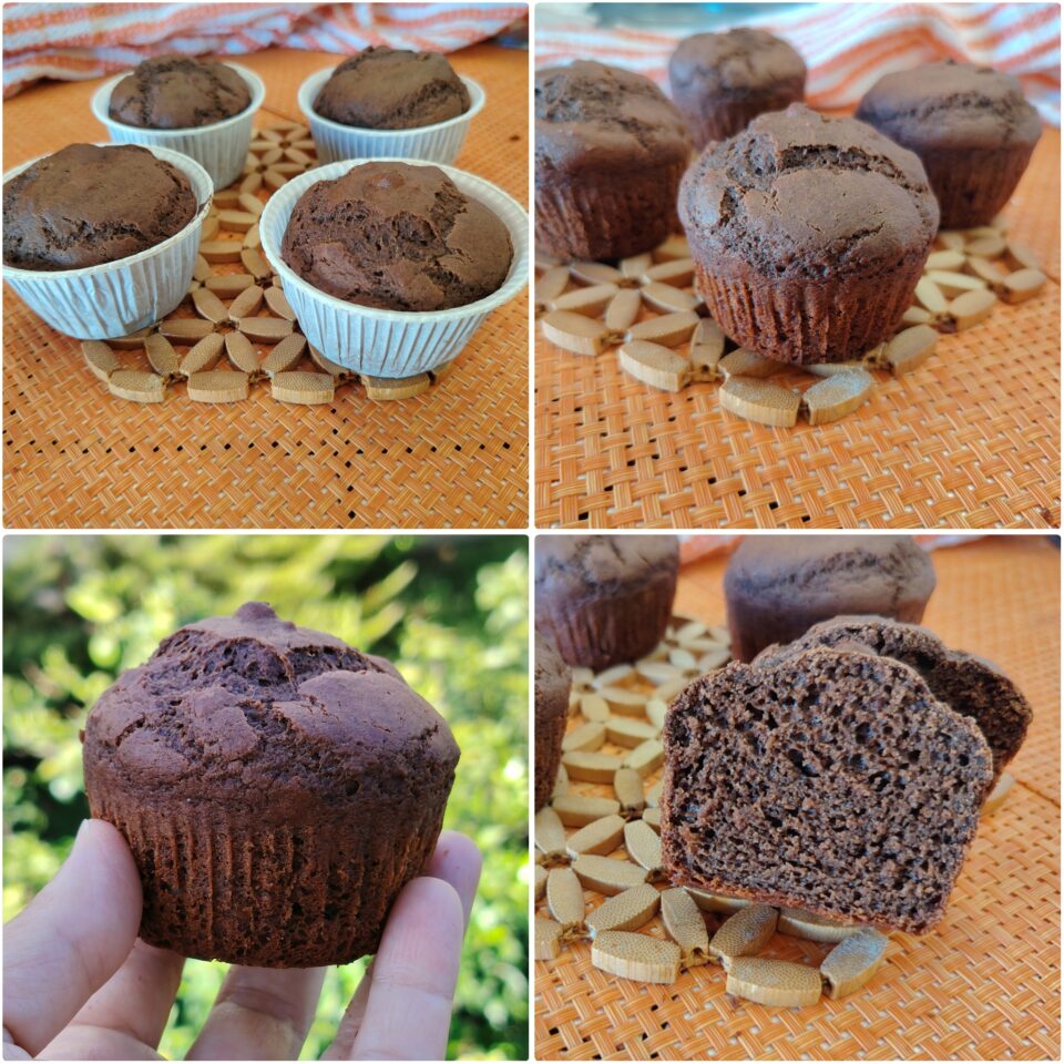 Muffin Senza Glutine al Cacao e Ricotta: Morbidissimi, Golosi e Veloci. Oggi vi propongo dei muffin al cacao e ricotta davvero irresistibili.
