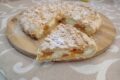 Sbriciolata senza glutine con crema allo yogurt e albicocche