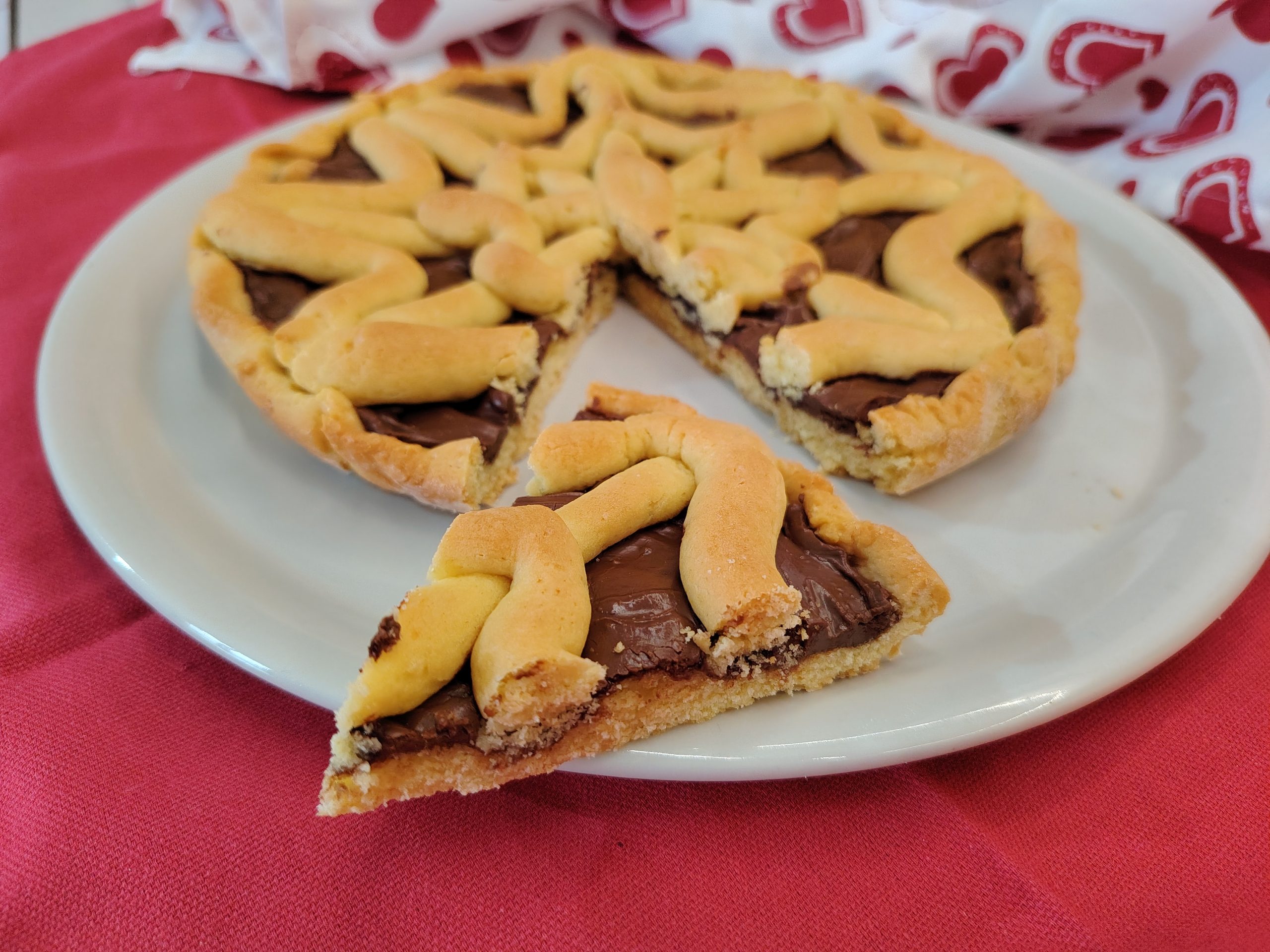 Crostata semplice perfetta a colazione.