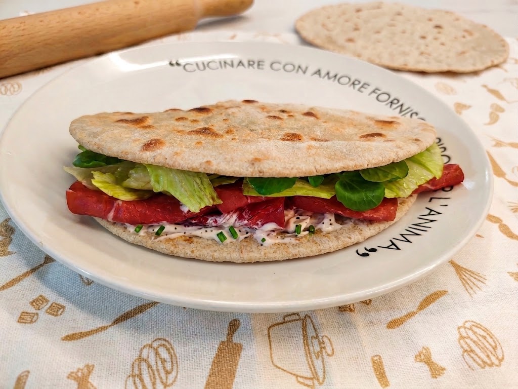 Piadina al grano saraceno.