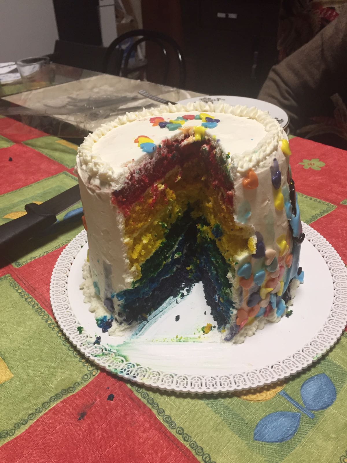 IMG-20161120-WA0009 Rainbow cake con crema di yogurt e mascarpone
