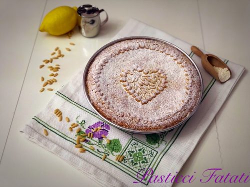 Torta della nonna con crema di limone (ricetta Bimby)