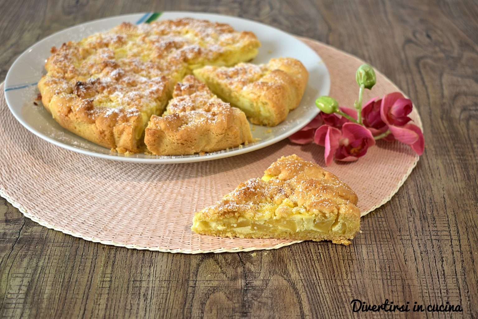 Crostata con ricotta e mele | Ricetta facile | Divertirsi in cucina