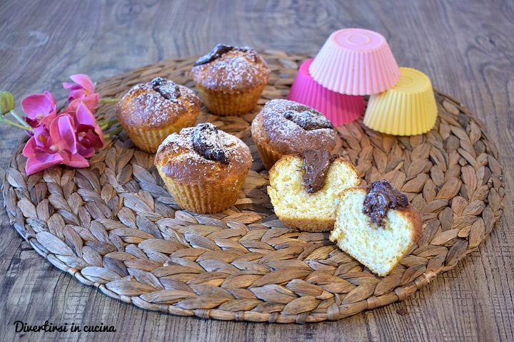 Muffin alla Nutella con friggitrice ad aria