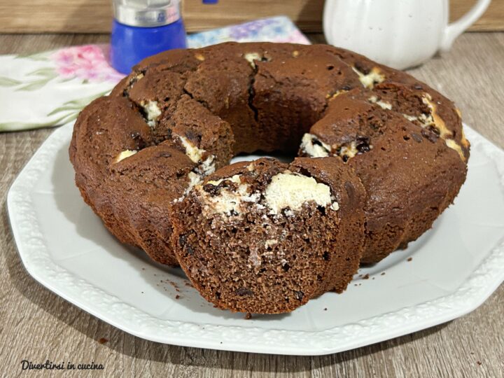 Ciambellone All Arancia Con Cuore Di Ricotta Divertirsi In Cucina